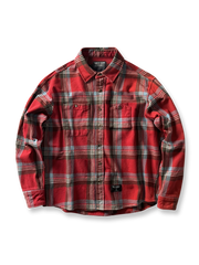 製品画像:
アメカジヴィンテージチェック柄ヘビーウェイトシャツ全体画像、秋冬向けの高い保温性とクラシックデザイン。

詳細画像:
両胸ポケットとチェック柄のディテール、ヴィンテージ感漂うデザイン。