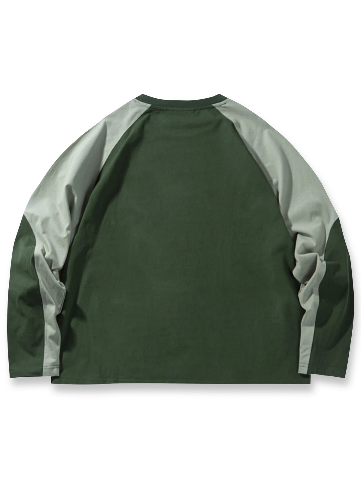 製品画像
「バイカラーパッチワーク クルーネックTシャツの正面全体図。ストリートとレトロスポーツを融合したデザインが特徴で、大胆なバイカラーパッチワークとクラシックなクルーネックの組み合わせが印象的。柔らかいコットン素材を使用し、通気性と耐久性を備えたトレンドアイテム。」

詳細画像
「バイカラーパッチワーク クルーネックTシャツのディテール特写。流れるようなパッチワークラインが視覚的な奥行きと立体感を演出し、高品質コットン素材の柔らかな肌触りと耐久性を強調。ファッション性と実用性を兼ね備えたデザイン。」