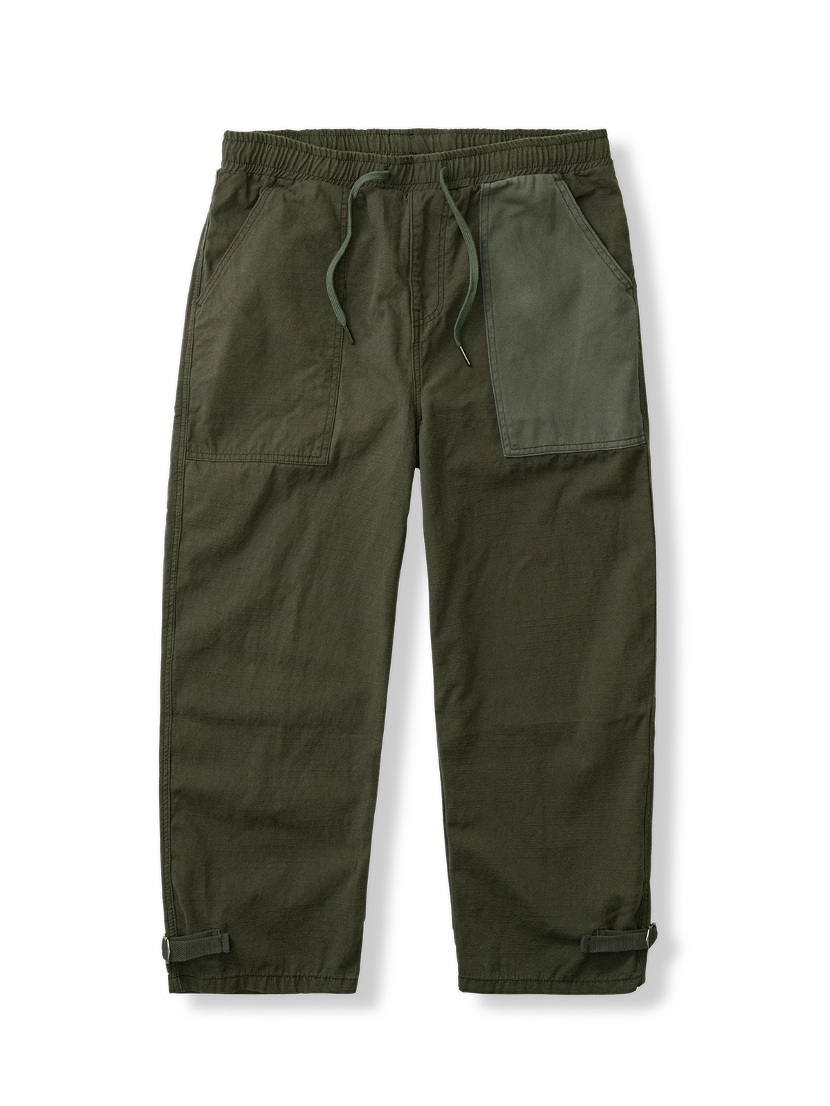 裾ドローコード ワイドパンツ