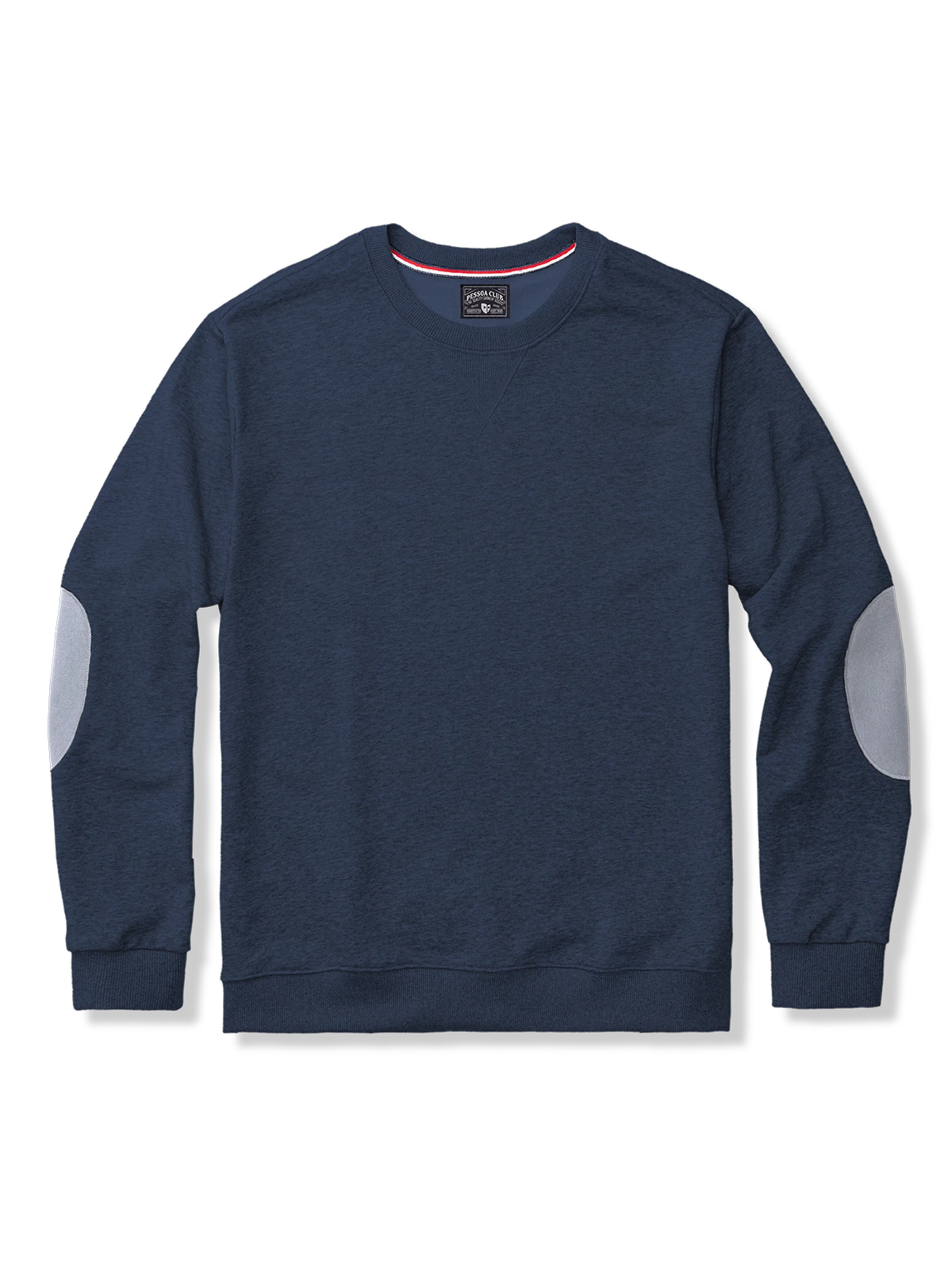 エルボーパッチコットンスウェット