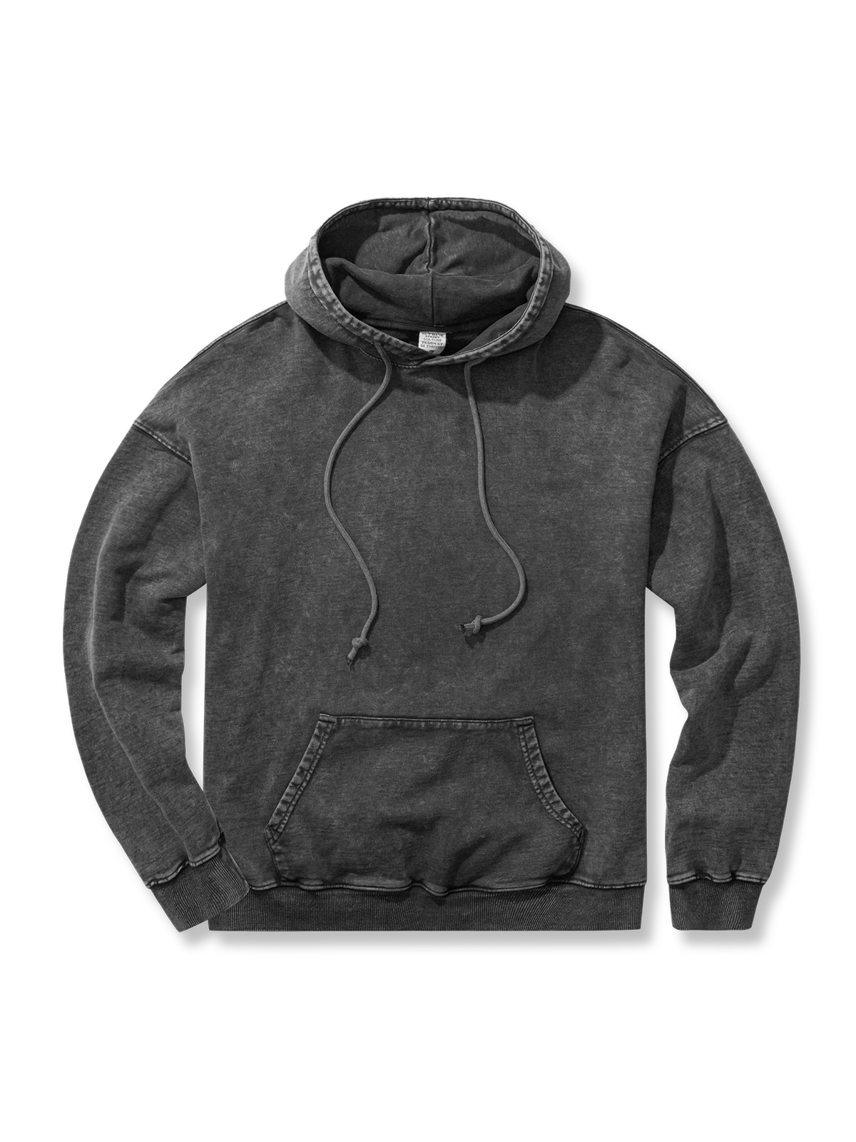 レトロヘビーウェイトゆったりフード付きワックス染めパーカー