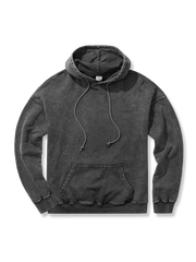 レトロヘビーウェイトゆったりフード付きワックス染めパーカー