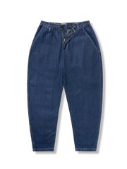 デニムワイドテーパードイージーパンツ