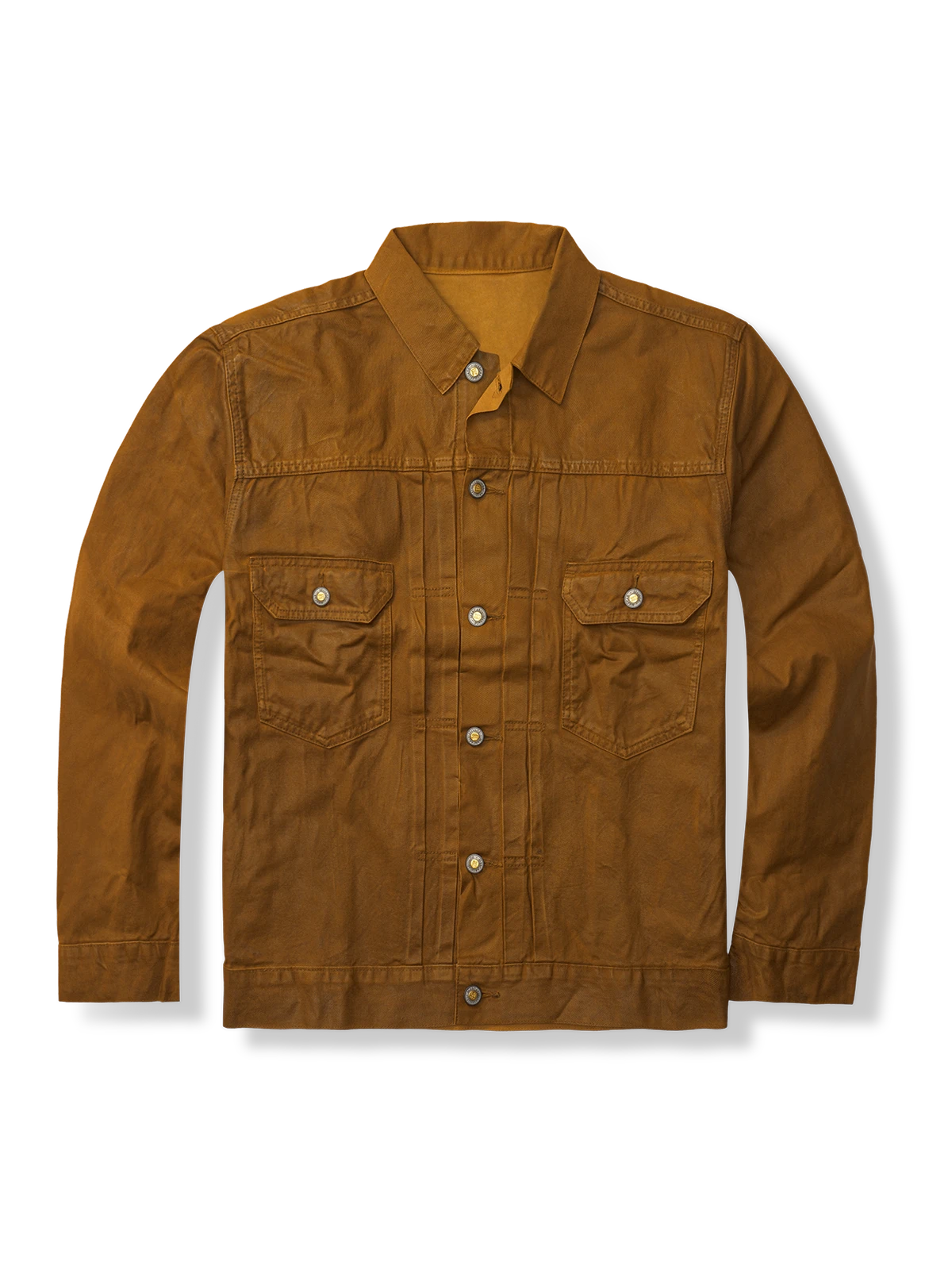 PUコーティングデニムジャケット