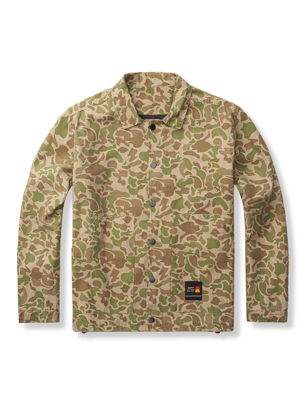 迷彩柄が目を惹く、ミリタリージャケット