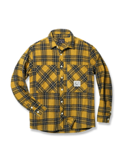 起毛加工　チェック柄ワークシャツ