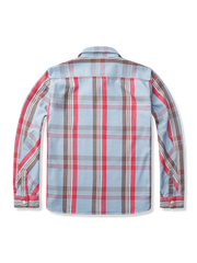 セルヴィッチ チェック柄 ワークシャツ