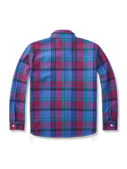 セルヴィッチ チェック柄 フラップ ポケット ワークシャツ