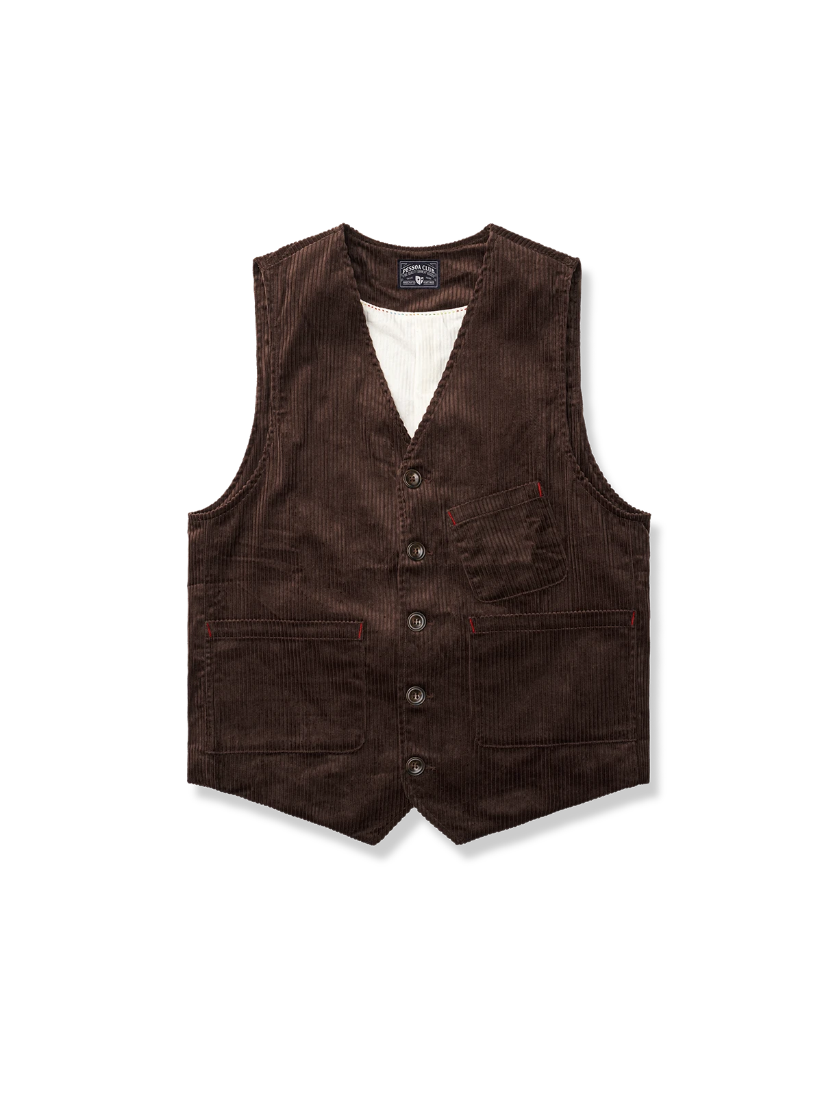 コーデュロイベスト