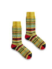 3足セット エスニック柄 厚手ソックス#PF
