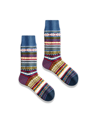 3足セット エスニック柄 厚手ソックス#PF