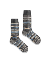 3足セット エスニック柄 厚手ソックス#PH