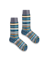 3足セット エスニック柄 厚手ソックス#PH