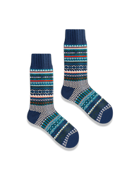 3足セット エスニック柄 厚手ソックス#PI