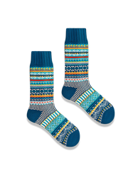 3足セット エスニック柄 厚手ソックス#PI