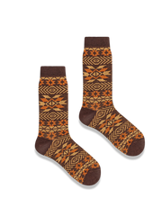 3足セット エスニック柄 厚手ソックス#PP