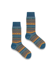 3足セット エスニック柄 厚手ソックス#PQ