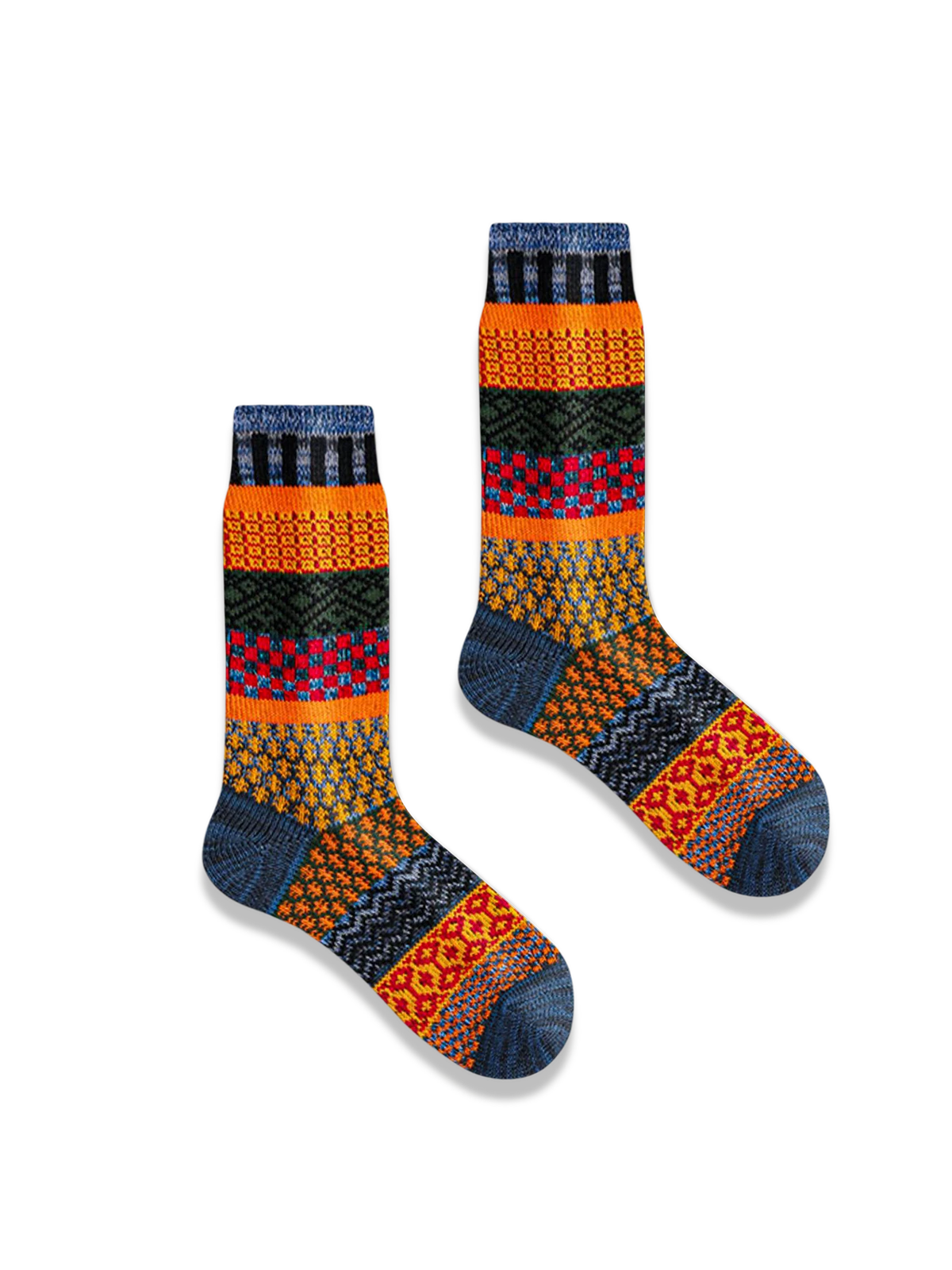 3足セット エスニック柄 厚手ソックス#PR