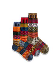3足セット エスニック柄 厚手ソックス#PR