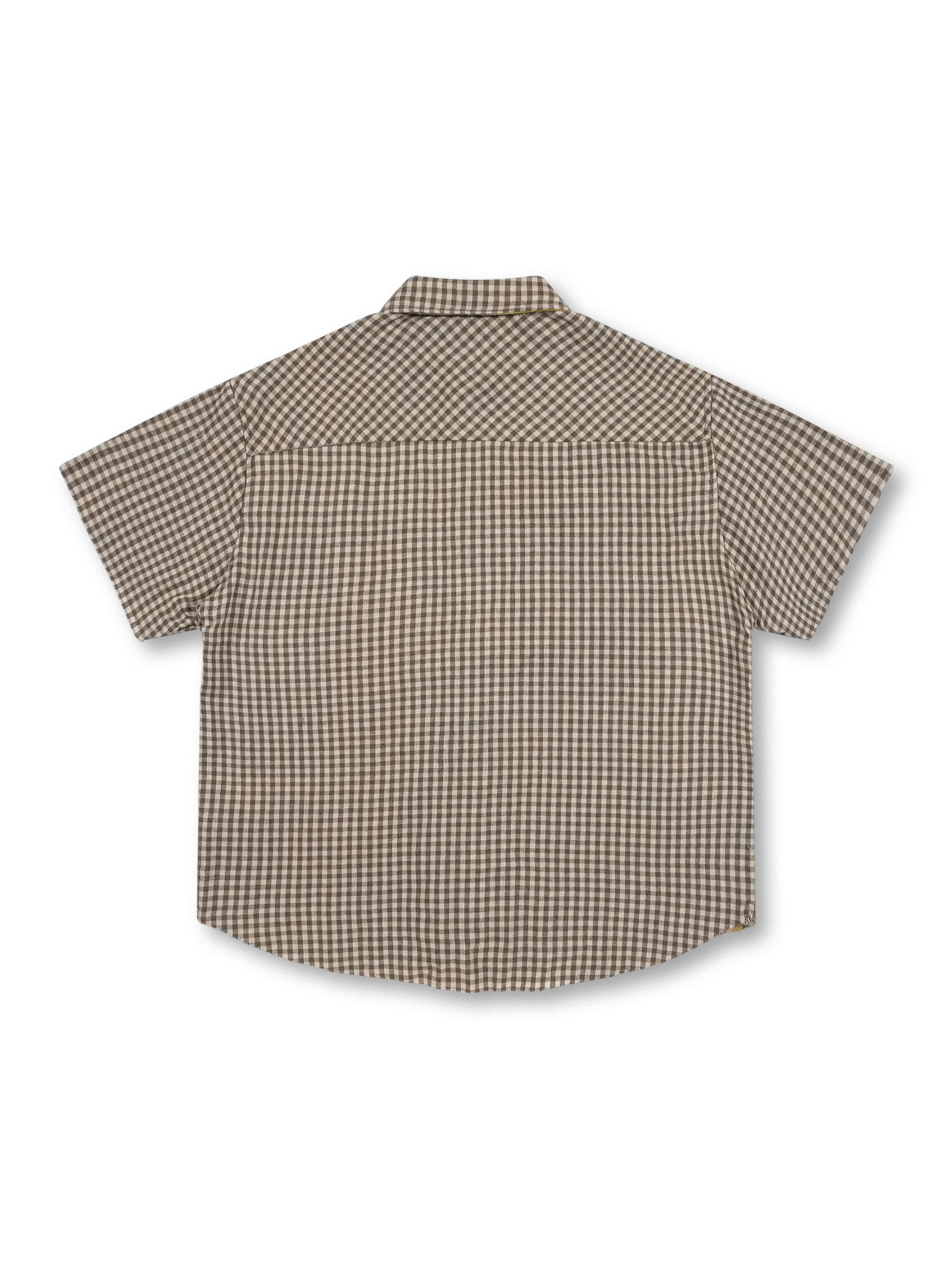 リバーシブルグラフィティ＆チェックシャツ前面全体