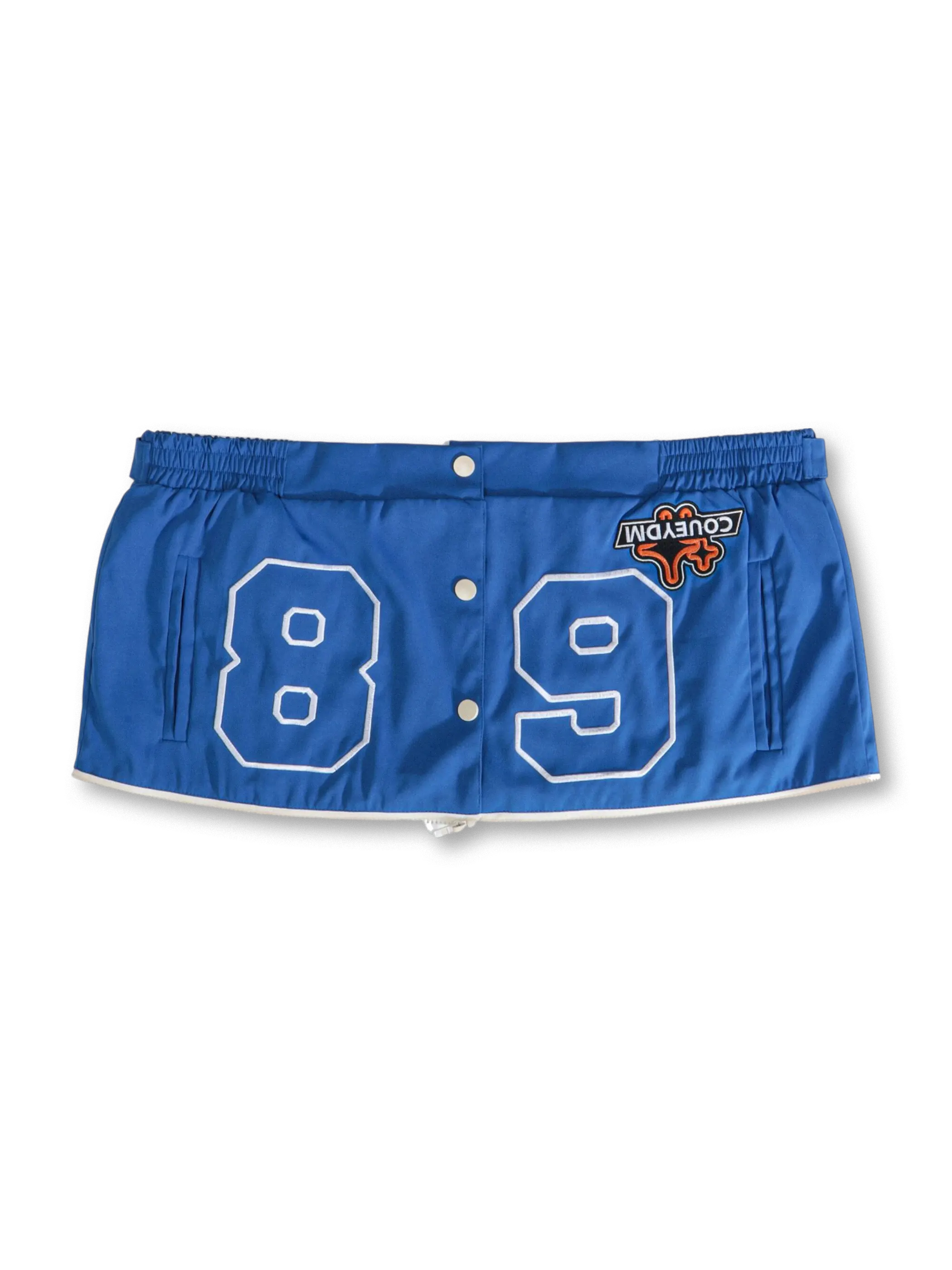 フロントビューのレトロレーシングワークジャケット