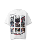 エモーショングリッドウォッシュドTシャツ