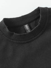 ウォッシュドレイヤードダメージロングTシャツ