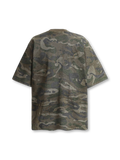 フロント全体のヴィンテージカモフォトプリントTシャツ