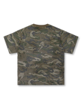 フロント全体のヴィンテージカモフォトプリントTシャツ