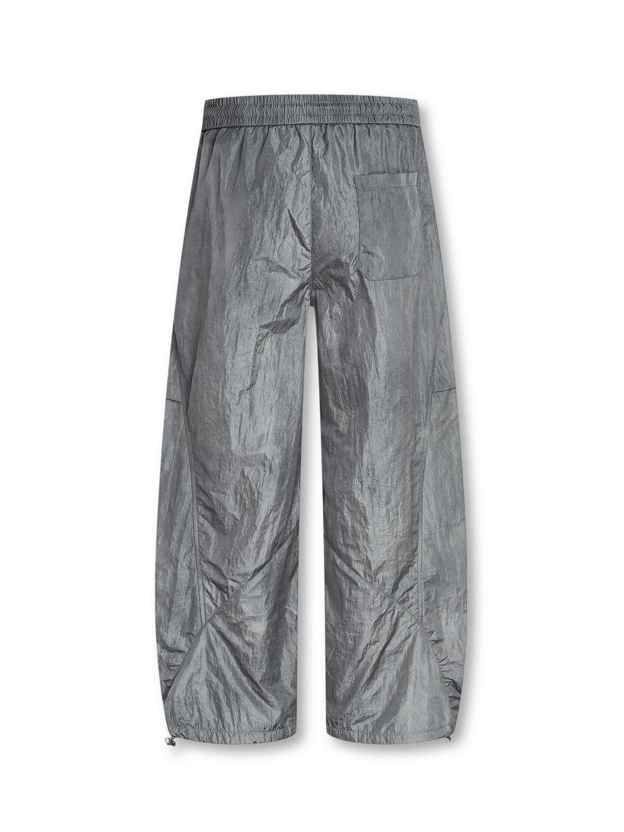 パラシュートカーブレッグワイドパンツ正面
