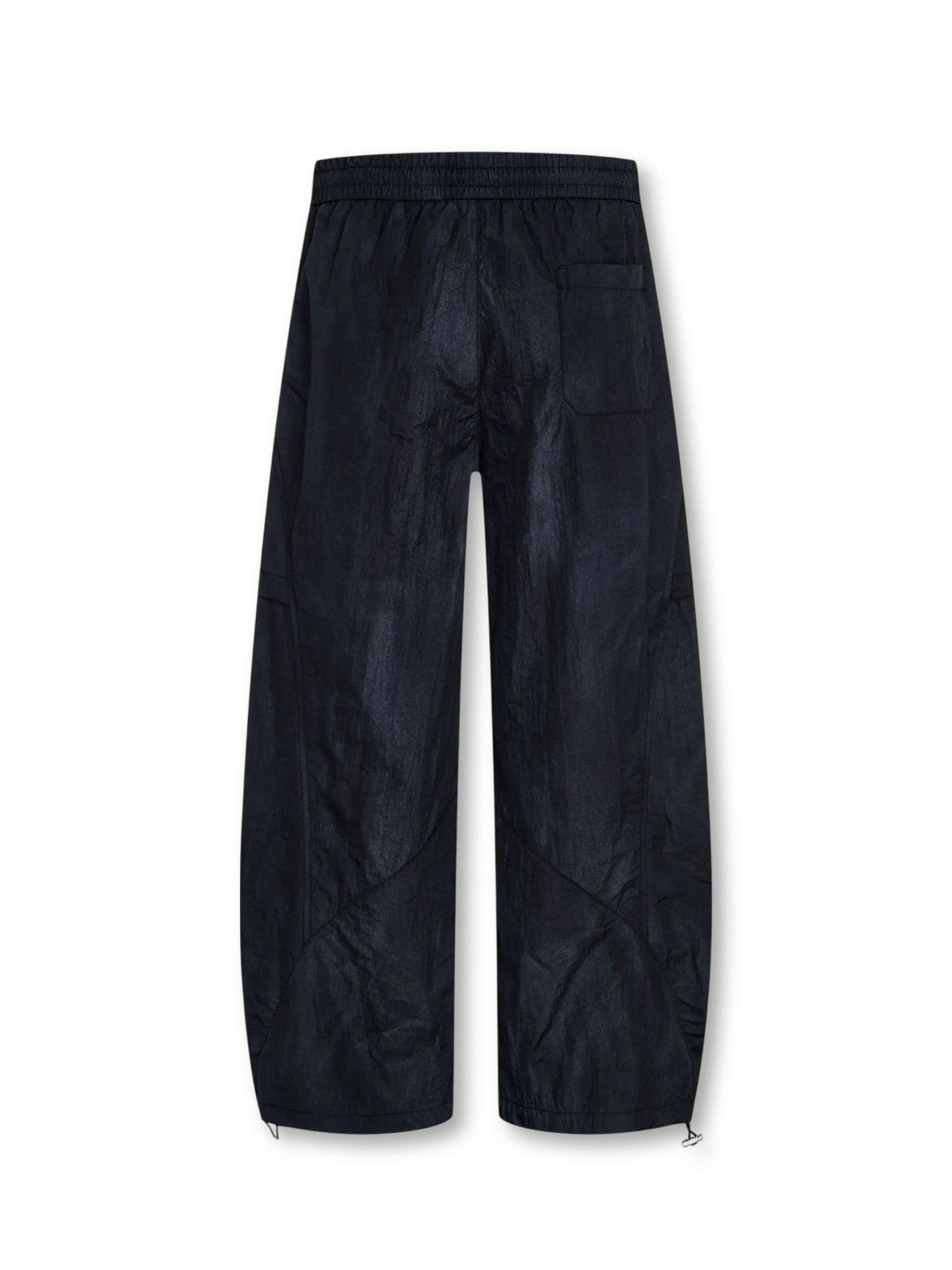 パラシュートカーブレッグワイドパンツ正面
