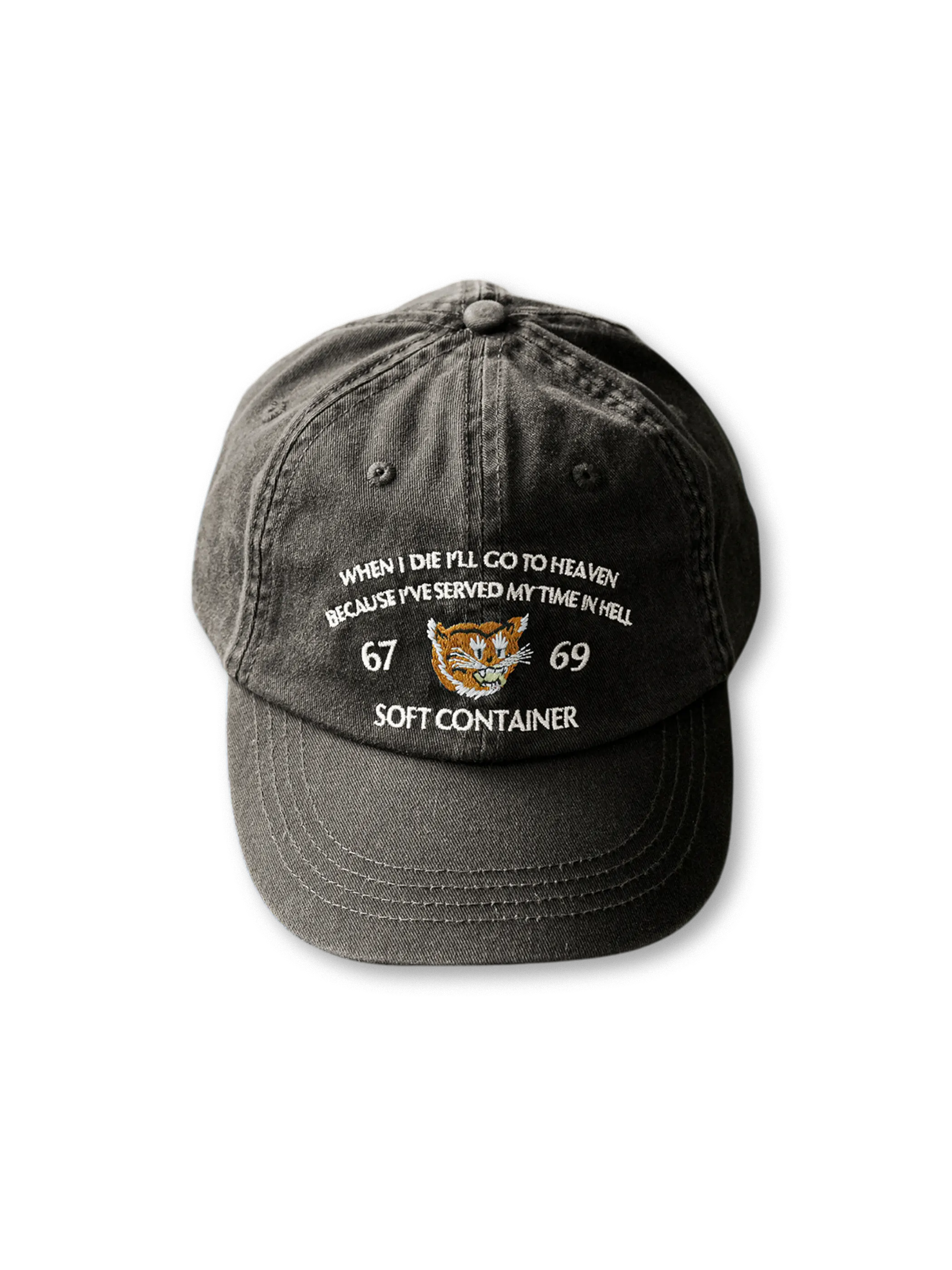 ヴィンテージウォッシュドキャップ全体像