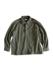 フリース Rugby シャツ 長袖ポロ