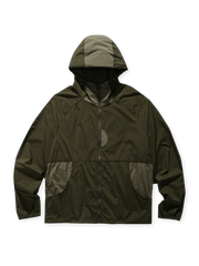 マウンテンスピリット カラーブロック フーデッドジャケット