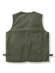 Vネック 多ポケット付き ベスト