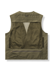 アウトドア 多ポケット ベスト