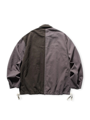 パッチワーク カラーアクセント カジュアルジャケット