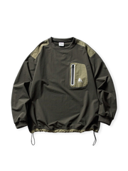 アウトドア パッチポケット ロングスリーブTシャツ