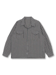 チェックオープンカラーシャツ正面画像