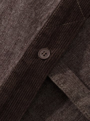 ヴィンテージパッチワークノーカラージャケット