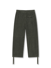 ワイドフィットドローストリングカーゴパンツ