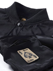 スカル刺繍入り MA-1フライトジャケット