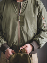 裏キルト中綿 MA-1ジャケット