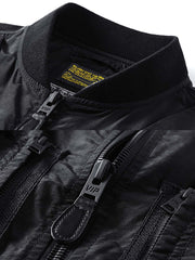 機能性 マルチポケット フライトジャケット