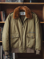 B-15 コットン ボンバー ジャケット