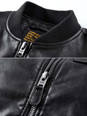 MA-1 中綿レザージャケット「uss william stanley」