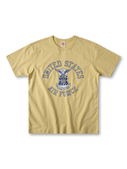 1980年代米空軍トレーニングTシャツを再現した鷲エンブレム入りビンテージTシャツ