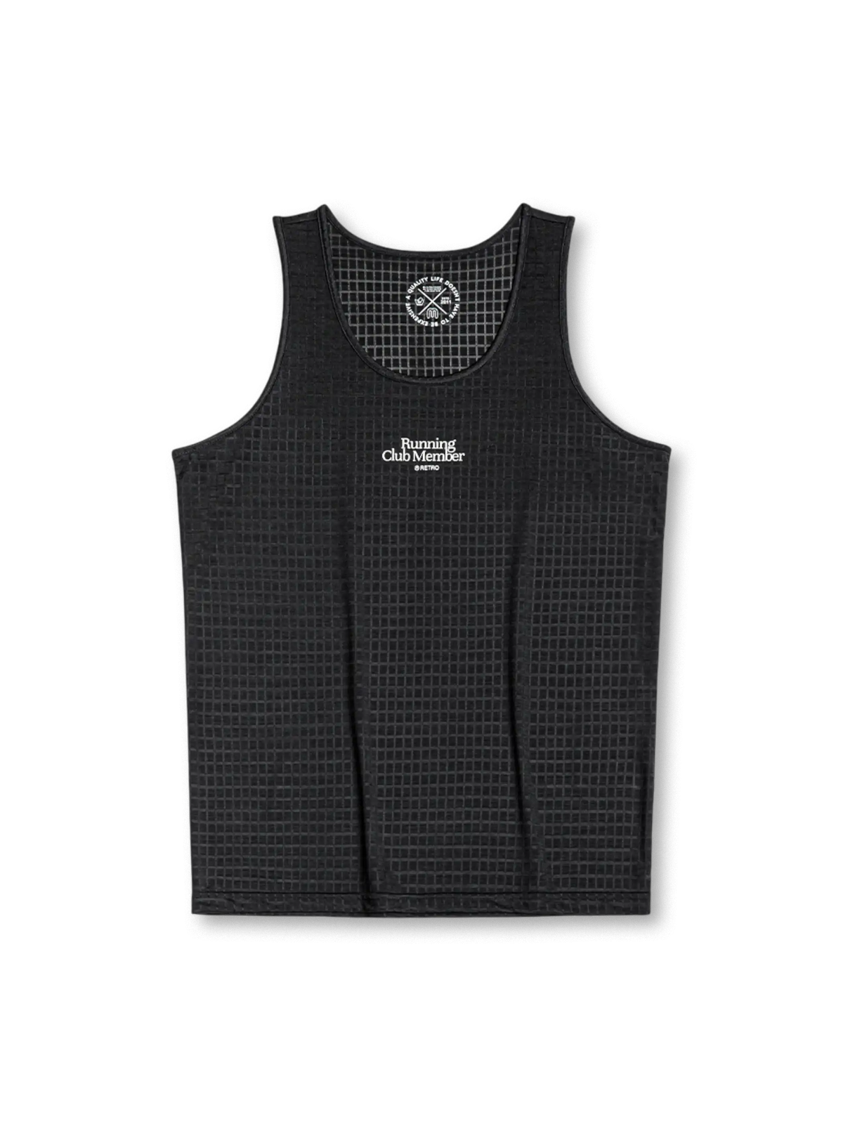 細かいメッシュ編みと冷感糸を採用し、快適さと耐久性を両立したアメリカンレトロスタイルのメッシュタンクトップ。