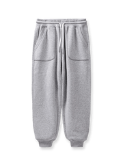 1950年代米軍OG-107風デザインの裏起毛スウェットパンツ。矩形ポケット、ゴム紐ウエスト、リブ裾で快適な着心地と保温性を両立。