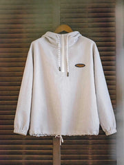 Anorak ハーフジップスウェットジャケット